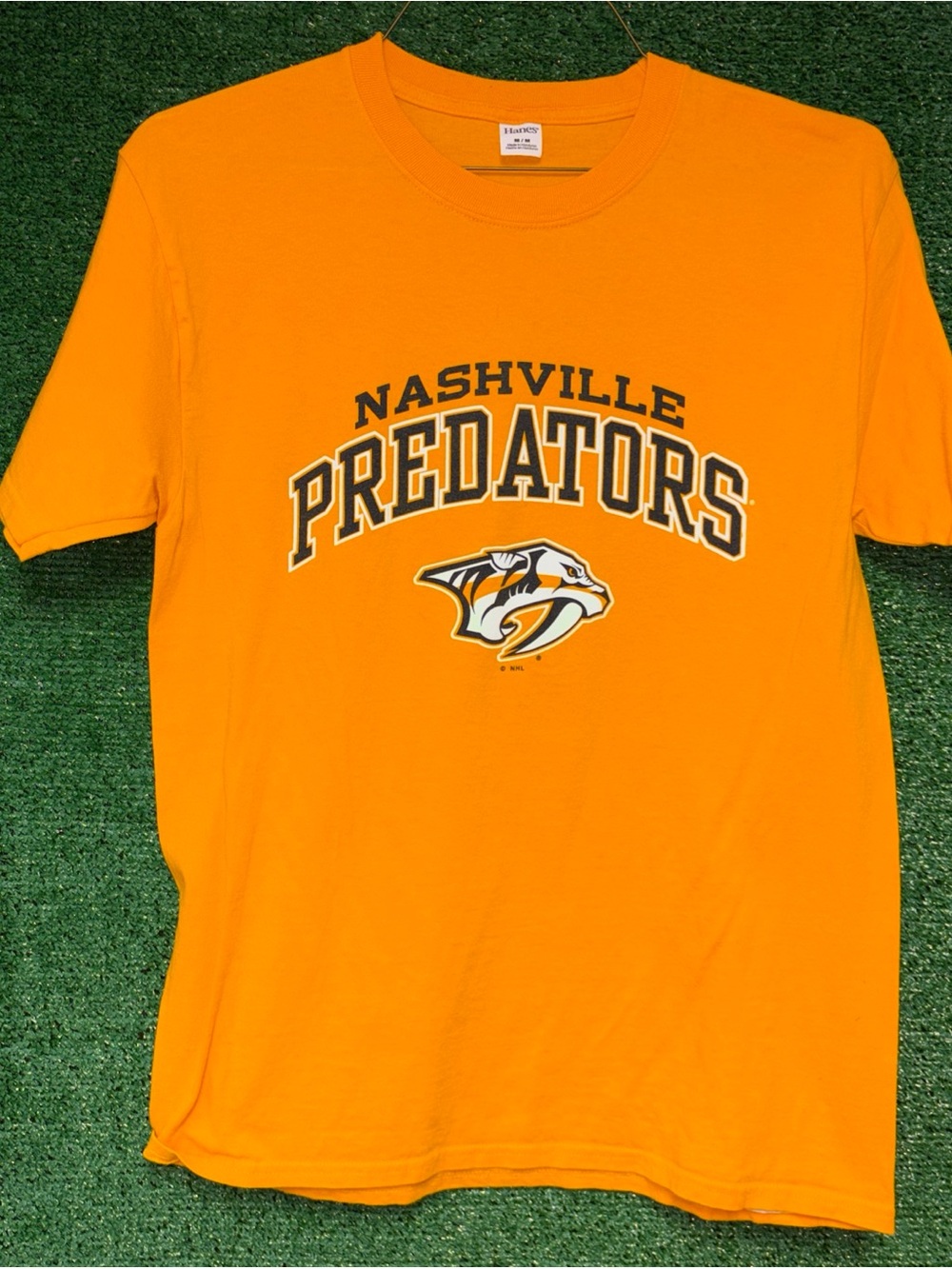 Nashville Predators Yellow Shirt M NHL Stanley Cup